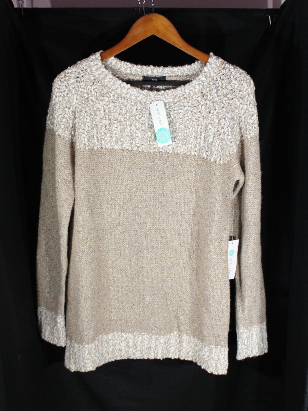 Stich Fix Fate Scoop Neck Pullover Sweater - Size M (NWT)